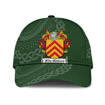 Fitzgilbert Coat Of Arms Irish Family Crest St Patrick's Day Hat Classic Cap Hat - Thegiftio UK