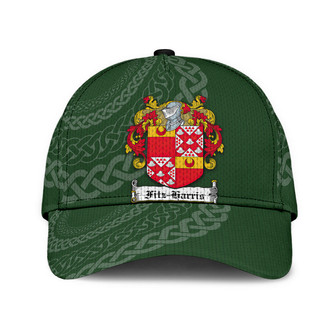 Fitzharris Coat Of Arms Irish Family Crest St Patrick's Day Hat Classic Cap Hat - Thegiftio UK