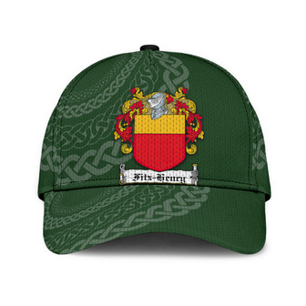 Fitzhenry Coat Of Arms Wexford Irelandarms Irish Family Crest St Patrick's Day Hat Classic Cap Hat - Thegiftio UK