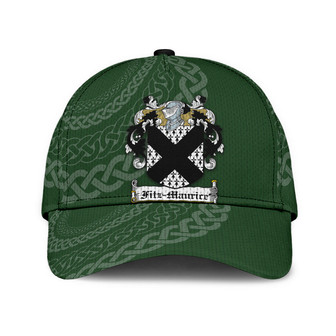 Fitzmaurice Coat Of Arms Irish Family Crest St Patrick's Day Hat Classic Cap Hat - Thegiftio UK