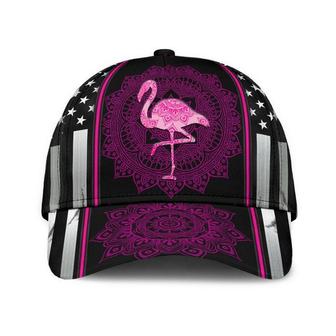 Flamingo Pink Pattern Classic Cap For Summer, Unisex Hat, Human Cap, Trending Cap, American Cap Hat - Thegiftio UK