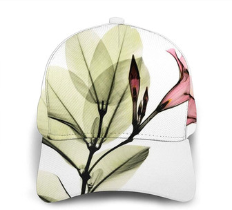 Floral Print Classic Baseball Cap Adjustable Twill Sports Dad Hats for Unisex Hat - Thegiftio UK