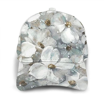 Flower Abstract Art Print Classic Baseball Cap Adjustable Twill Sports Dad Hats for Unisex Hat - Thegiftio