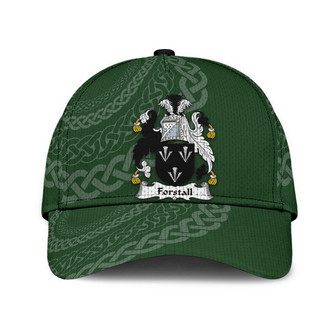 Forstall Coat Of Arms Irish Family Crest St Patrick's Day Hat Classic Cap Hat - Thegiftio UK