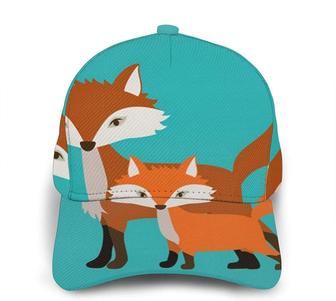 Fox Animal Print Classic Baseball Cap Adjustable Twill Sports Dad Hats for Unisex Hat - Thegiftio UK
