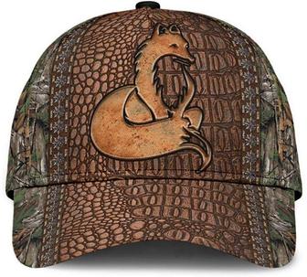 Fox Animal Tree Dry Skin Style Large Printed Unisex Hat Classic Caps Baseball Caps Hat - Thegiftio UK