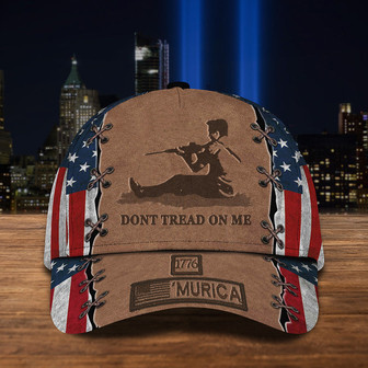 Free Kyle Rittenhouse Hat Don't Tread On Me 1776 'Murica Cap Hat - Thegiftio UK