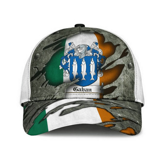 Gahan Coat Of Arms Irish Family Crest Hat Classic Cap Hat - Thegiftio UK