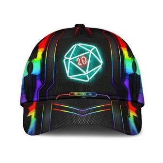 Game Neon Colorful Hat Classic Cap Protect Cap, Skull Cap, Human Cap, Trending Cap, American Cap Hat - Thegiftio UK