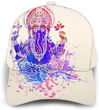 Ganesh Ganesha Baseball Hat Dad Cap Black, Baseball Cap Gift Hat - Thegiftio UK