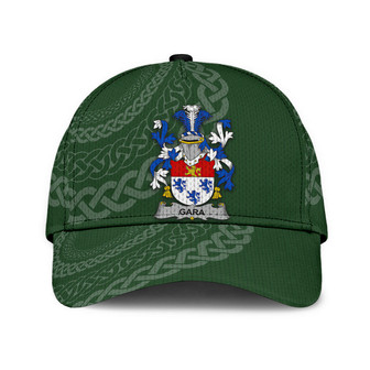 Gara Coat Of Arms Irish Family Crest St Patrick's Day Hat Classic Cap Hat - Thegiftio UK