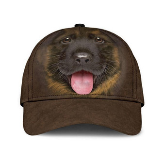 German Shepherd Fur Hat Classic Cap Human Cap, Trending Cap, American Cap Hat - Thegiftio UK