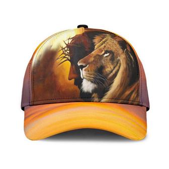 God Jesus And Lion Hat Classic Cap Jesus Caps Jesus Snapback Caps Adults Hat - Thegiftio UK