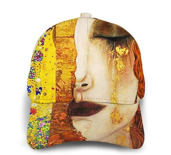 Golden Tears Print Classic Baseball Cap Adjustable Twill Sports Dad Hats for Unisex Hat - Thegiftio UK