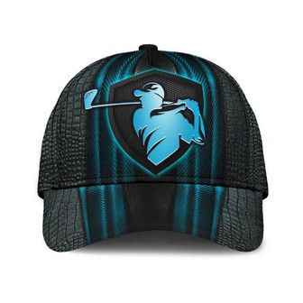 Golf Blue Carbon Modern Hat Classic Cap Human Cap, Trending Cap, American Cap Hat Classic Cap Hat - Thegiftio UK