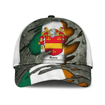 Gore Coat Of Arms Irish Family Crest Hat Classic Cap Hat - Thegiftio UK