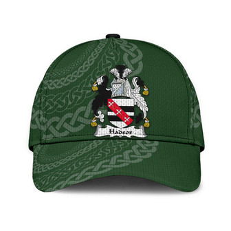 Hadsor Coat Of Arms Irish Family Crest St Patrick's Day Hat Classic Cap Hat - Thegiftio UK