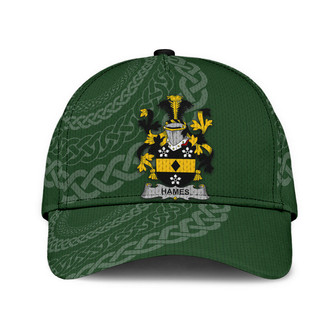 Hames Coat Of Arms Irish Family Crest St Patrick's Day Hat Classic Cap Hat - Thegiftio UK