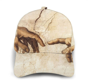 Hands Print Classic Baseball Cap Adjustable Twill Sports Dad Hats for Unisex Hat - Thegiftio UK
