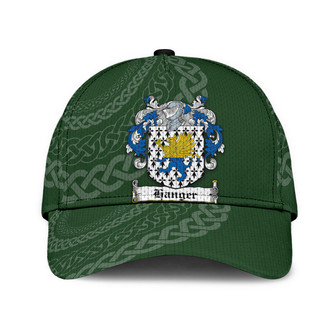 Hanger Coat Of Arms Irish Family Crest St Patrick's Day Hat Classic Cap Hat - Thegiftio UK