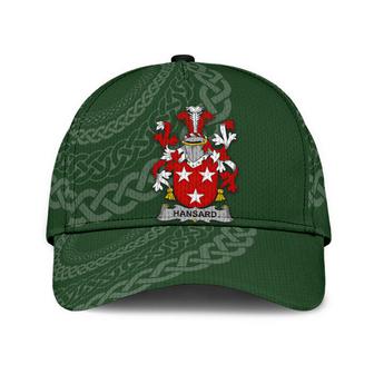 Hansard Coat Of Arms Irish Family Crest St Patrick's Day Hat Classic Cap Hat - Thegiftio UK