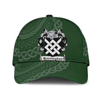 Harrington Coat Of Arms Irish Family Crest St Patrick's Day Hat Classic Cap Hat - Thegiftio UK