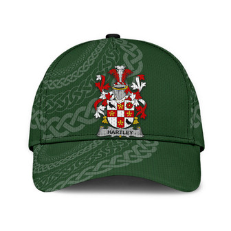 Hartley Coat Of Arms Irish Family Crest St Patrick's Day Hat Classic Cap Hat - Thegiftio UK