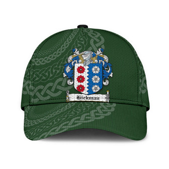 Hickman Coat Of Arms Irish Family Crest St Patrick's Day Hat Classic Cap Hat - Thegiftio UK