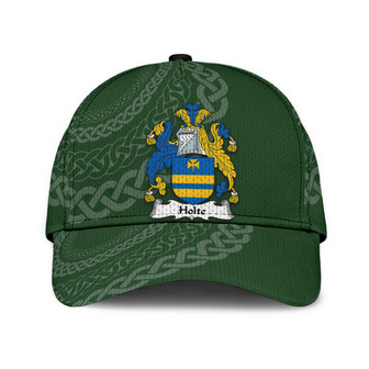 Holte Coat Of Arms Irish Family Crest St Patrick's Day Hat Classic Cap Hat - Thegiftio UK