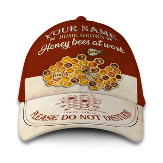 Honey Bees At Work Customized Hat Classic Cap Hat - Thegiftio