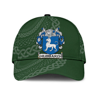 Hubbard Coat Of Arms Irish Family Crest St Patrick's Day Hat Classic Cap Hat - Thegiftio UK