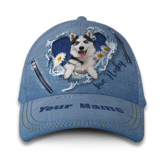Husky Jean Customized Hat Classic Cap Hat - Thegiftio UK
