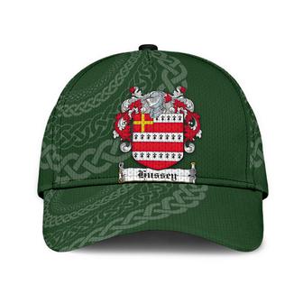 Hussey Coat Of Arms Irish Family Crest St Patrick's Day Hat Classic Cap Hat - Thegiftio UK