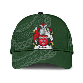 Ireland Coat Of Arms Irish Family Crest St Patrick's Day Hat Classic Cap Hat - Thegiftio UK