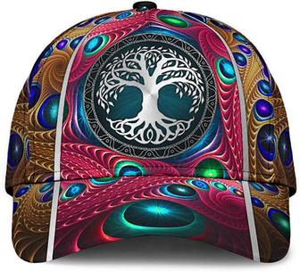 Irish Tree Celtic Fractal Art Style Wonderful Printed Unisex Hat Classic Cap, Snapback Cap, Baseball Cap Hat - Thegiftio