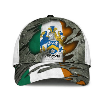 Jervois Coat Of Arms Irish Family Crest Hat Classic Cap Hat - Thegiftio UK