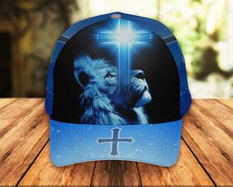 Jesus Christ God Lion Classic Cap ALL OVER PRINTED Hat Classic Cap Hat - Thegiftio UK