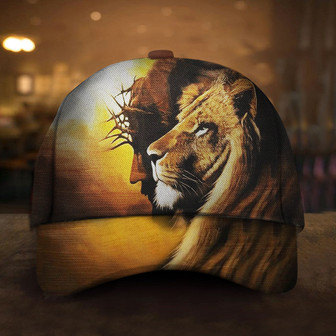 Jesus With Lion Hat God Faith Religious Caps Christian Gifts For Men Hat - Thegiftio UK