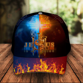 Jesus Is my Savior Christ God Classic Cap ALL OVER PRINTED Hat Classic Cap Hat - Thegiftio UK