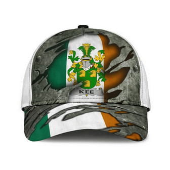 Kee Coat Of Arms Irish Family Crest Hat Classic Cap Hat - Thegiftio UK