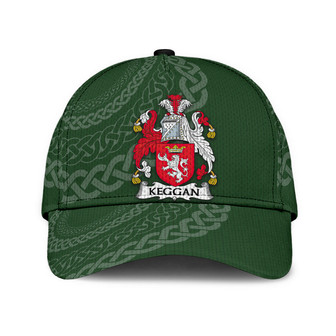 Keggan Coat Of Arms Irish Family Crest St Patrick's Day Hat Classic Cap Hat - Thegiftio UK