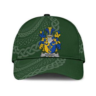 Kenney Coat Of Arms Irish Family Crest St Patrick's Day Hat Classic Cap Hat - Thegiftio UK