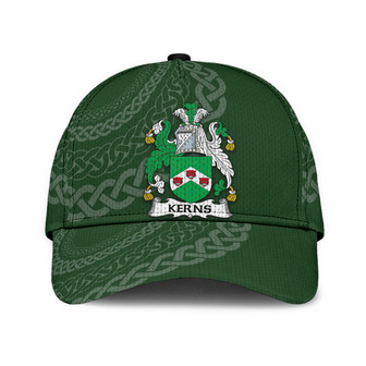 Kerns Coat Of Arms Irish Family Crest St Patrick's Day Hat Classic Cap Hat - Thegiftio UK