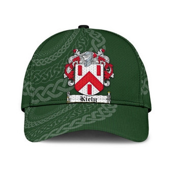 Kiely Coat Of Arms Irish Family Crest St Patrick's Day Hat Classic Cap Hat - Thegiftio UK