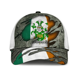 Killikelly Coat Of Arms Irish Family Crest Hat Classic Cap Hat - Thegiftio UK