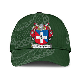 Kinahan Coat Of Arms Irish Family Crest St Patrick's Day Hat Classic Cap Hat - Thegiftio UK