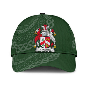 Kingston Coat Of Arms Irish Family Crest St Patrick's Day Hat Classic Cap Hat - Thegiftio UK