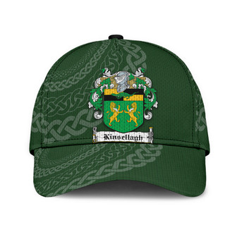 Kinsellagh Coat Of Arms Irish Family Crest St Patrick's Day Hat Classic Cap Hat - Thegiftio UK