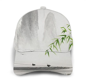 Landscape Painting Print Classic Baseball Cap Adjustable Twill Sports Dad Hats for Unisex Hat - Thegiftio UK