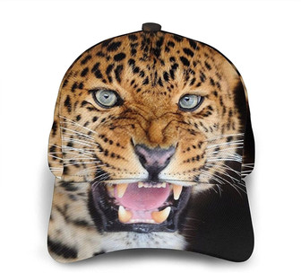 Leopard Print Classic Baseball Cap Adjustable Twill Sports Dad Hats for Unisex Hat - Thegiftio UK